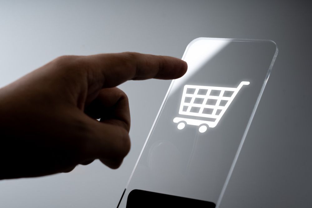 Online-Shopping auf dem Smartphone